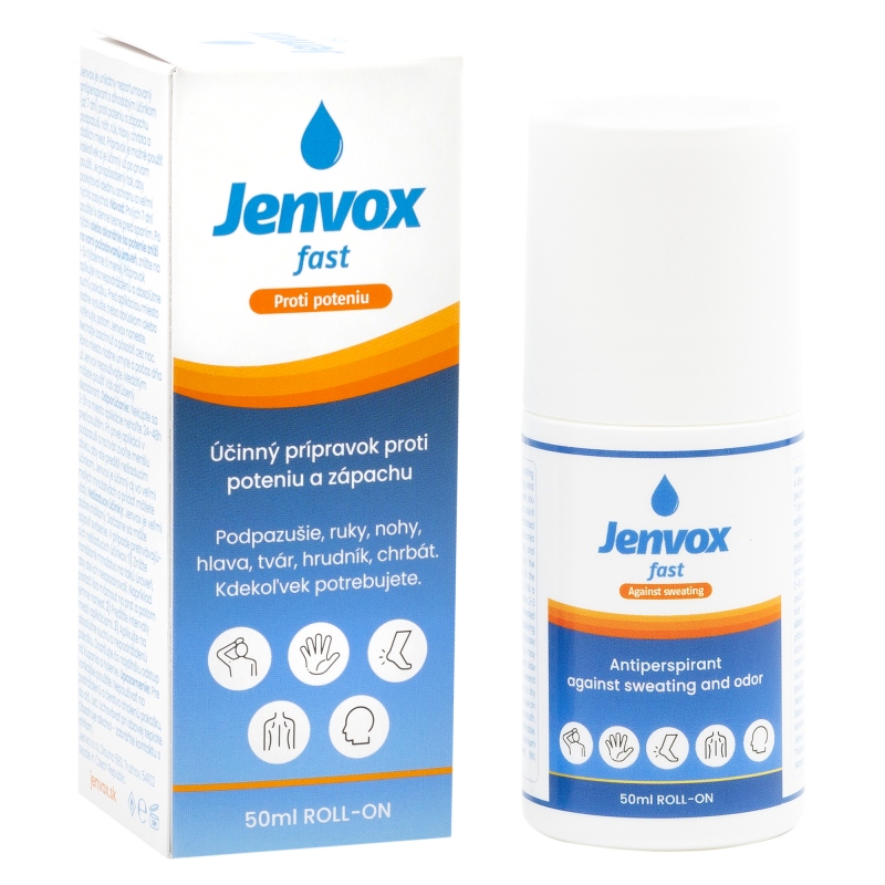 Jenvox Fast - antiperspirant proti poteniu a zápachu