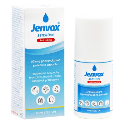 Jenvox Sensitive - šetrný prípravok proti poteniu a zápachu